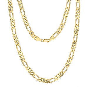 Wholesale 925 Sterling Silver 3.3mm Figaro Link Chain Necklace 80100127 Wholesale 925 Sterling Silver 3.3mm Figaro Link Chain Necklace 80100127
