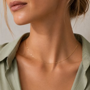 Wholesale 925 Sterling Silver 1.7mm Figaro Chain Choker Necklace 80100134 Wholesale 925 Sterling Silver 1.7mm Figaro Chain Choker Necklace 80100134