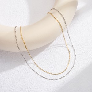 Wholesale 925 Sterling Silver 1.7mm Figaro Chain Choker Necklace 80100134 Wholesale 925 Sterling Silver 1.7mm Figaro Chain Choker Necklace 80100134