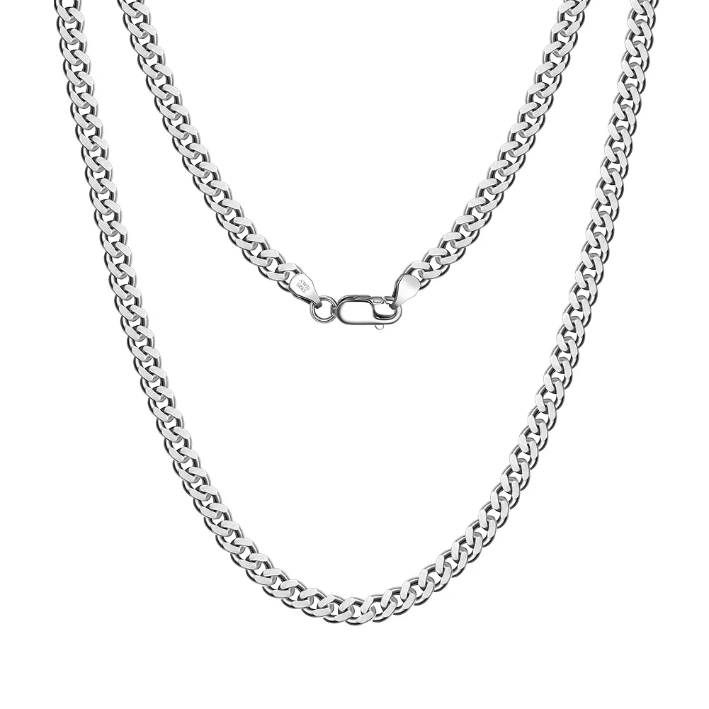 Wholesale 925 Sterling Silver 3.6mm Curb Link Chain Necklace 80100139 Wholesale 925 Sterling Silver 3.6mm Curb Link Chain Necklace 80100139
