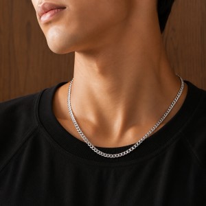 Wholesale 925 Sterling Silver 5mm Bold Curb Link Chain Necklace 80100140 Wholesale 925 Sterling Silver 5mm Bold Curb Link Chain Necklace 80100140
