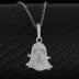 Cubic Zirconia Halloween Pendant Necklace 80200003