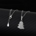 Cubic Zirconia Halloween Pendant Necklace 80200003