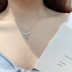 Cubic Zirconia Cupid Pendant Necklace 80200004