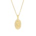 Cubic Zirconia Mother of God Pendant Necklace 80200015