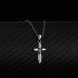 Cubic Zirconia Cross Pendant Necklace 80200017