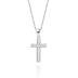 Cubic Zirconia Cross Pendant Necklace 80200035