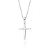 Cubic Zirconia Cross Pendant Necklace 80200040