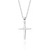 Cubic Zirconia Cross Pendant Necklace 80200040