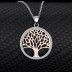 Cubic Zirconia Family Tree Pendant Necklace 80200046
