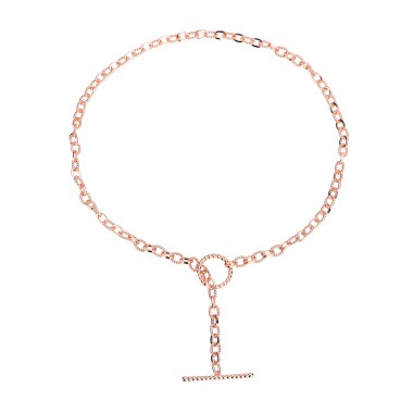 Circle Twisted Rope Chain Necklace 80200050