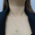 Love Heart Infinity Pendant Necklace 80200051