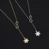 Snowflake Infinity Pendant Necklace 80200052