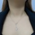 Snowflake Infinity Pendant Necklace 80200052