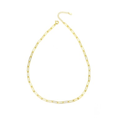 Thick Pin Chain Necklace 80200064