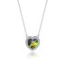 Austrian Crystals Love Heart Cubic Zirconia Pendant Necklace 80200069