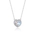 Austrian Crystals Love Heart Cubic Zirconia Pendant Necklace 80200069
