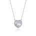 Austrian Crystals Love Heart Cubic Zirconia Pendant Necklace 80200069