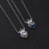 Austrian Crystals Love Heart Cubic Zirconia Crown Necklace 80200070