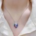 Austrian Crystals Love Heart Cubic Zirconia Pendant Necklace 80200071