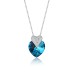 Austrian Crystals Love Heart Cubic Zirconia Pendant Necklace 80200071