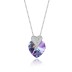 Austrian Crystals Love Heart Cubic Zirconia Pendant Necklace 80200071