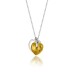 Austrian Crystals Love Heart Cubic Zirconia Pendant Necklace 80200072