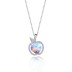 Austrian Crystals Love Heart Cubic Zirconia Apple Pendant Necklace 80200074