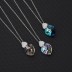 Austrian Crystals Love Heart Cubic Zirconia Pendant Necklace 80200076