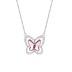 Austrian Crystals Butterfly Cubic Zirconia Pendant Necklace 80200079