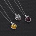 Austrian Crystals Love Heart Cubic Zirconia Pendant Necklace 80200081