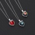 Austrian Crystals Love Heart Cubic Zirconia Pendant Necklace 80200081