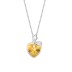 Austrian Crystals Love Heart Cubic Zirconia Pendant Necklace 80200081