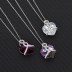 Austrian Crystals Love Heart Cubic Zirconia Infinity Necklace 80200082