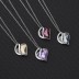 Austrian Crystals Love Heart Cubic Zirconia Pendant Necklace 80200083