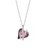 Austrian Crystals Love Heart Cubic Zirconia Pendant Necklace 80200085