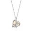 Austrian Crystals Love Heart Cubic Zirconia Pendant Necklace 80200085