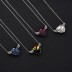 Austrian Crystals Love Heart Cubic Zirconia Wing Necklace 80200086