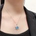 Austrian Crystals Snowflake Cubic Zirconia Pendant Necklace 80200091