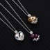 Austrian Crystals Love Heart Cubic Zirconia Mom Necklace 80200092