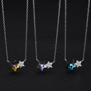 Austrian Crystals Star Cubic Zirconia Necklace 80200093
