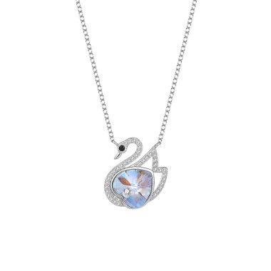 Austrian Crystals Swan Cubic Zirconia Necklace 80200094