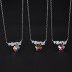 Austrian Crystals Cube Cubic Zirconia Necklace 80200096