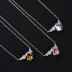 Austrian Crystals Cube Cubic Zirconia Necklace 80200096