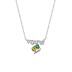 Austrian Crystals Cube Cubic Zirconia Necklace 80200096