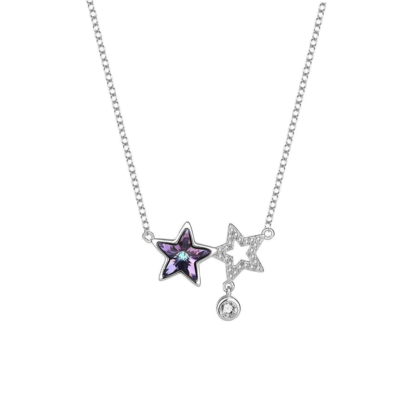 Austrian Crystals Star Cubic Zirconia Necklace 80200097