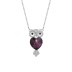 Austrian Crystals Owl Cubic Zirconia Necklace 80200098