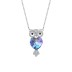 Austrian Crystals Owl Cubic Zirconia Necklace 80200098