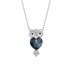 Austrian Crystals Owl Cubic Zirconia Necklace 80200098