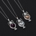 Austrian Crystals Owl Cubic Zirconia Necklace 80200099